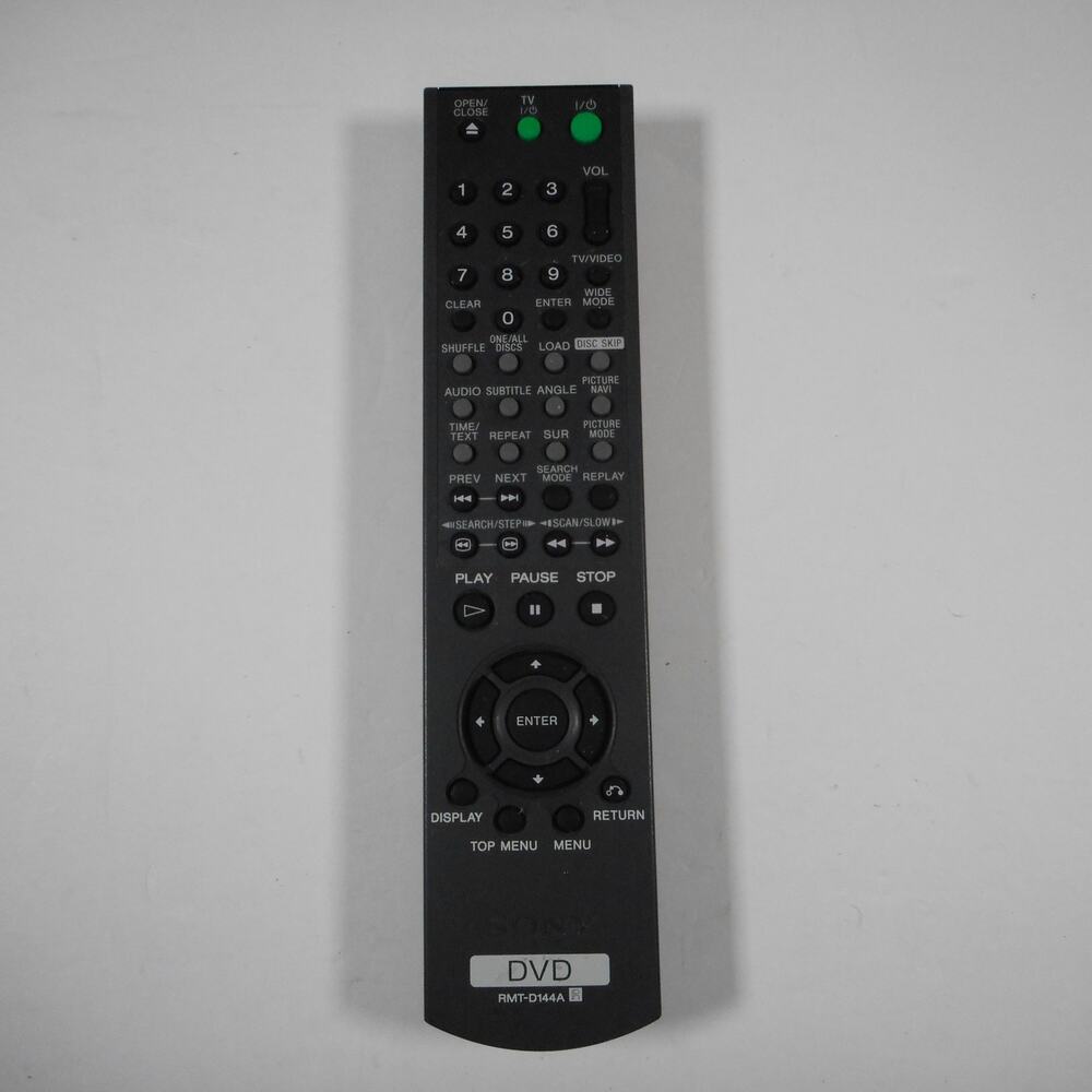 Original Remote Sony RMT-D144A DVD Remote Tested